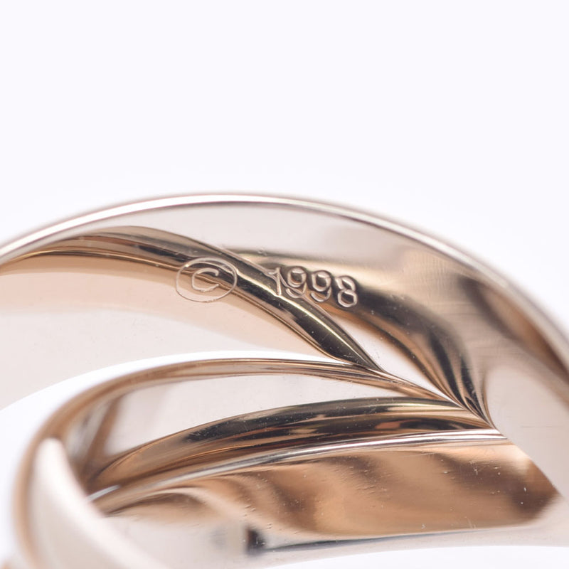 Cartier Cartier Trinity #50 1998 Christmas Limited No. 10 Ladies K18WG Ring / Ring A Rank Used Ginzo