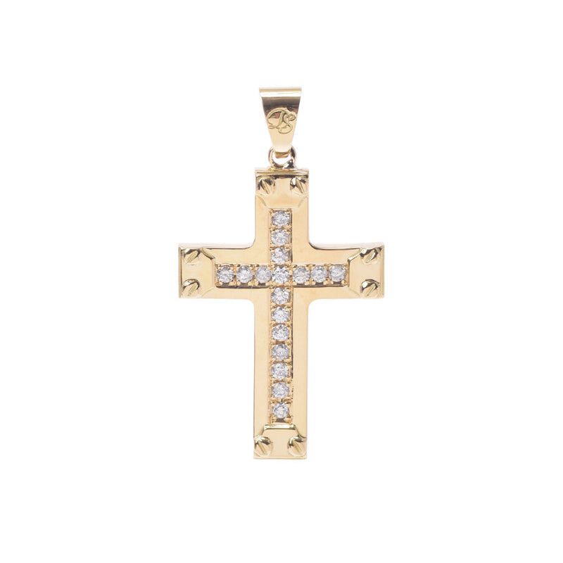 Other Cross Cross Unisex K18YG/Diamond Pendant Top A Rank used Ginzo