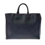 LOUIS VUITTON Louis Vuitton Monogram Eclipse Grand Sack Black M44733 Men's Monogram Canvas Tote Bag A Rank used Ginzo