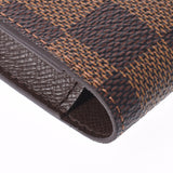 LOUIS VUITTON ルイヴィトン ダミエ シガレットケース ブラウン N63024 メンズ ダミエキャンバス ブランド小物 Aランク 中古 銀蔵