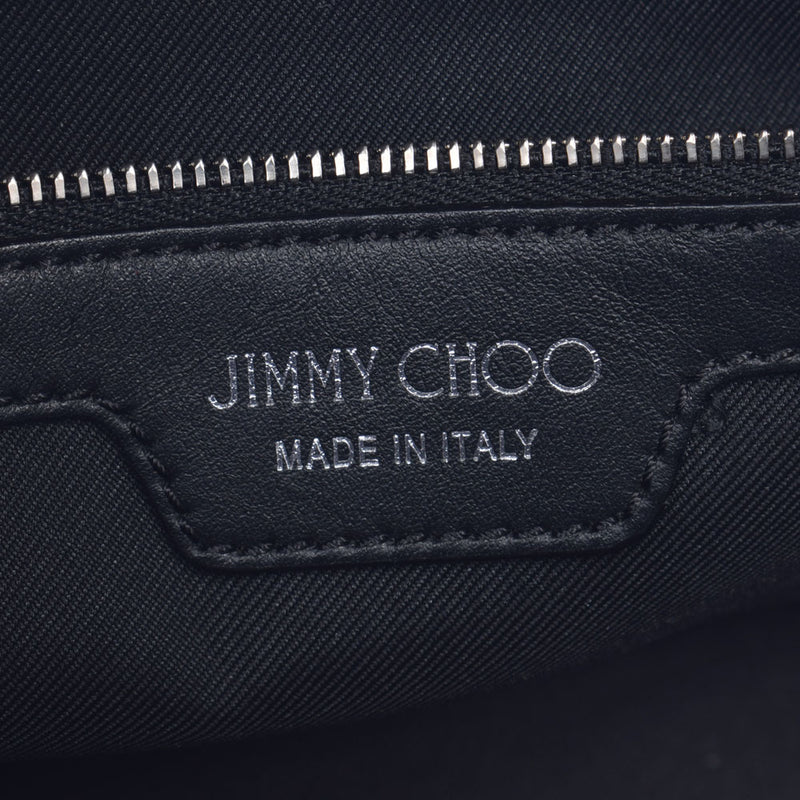 JIMMY CHOO ジミーチュウ ソフィア S スタースタッズ 黒 レディース カーフ トートバッグ ABランク 中古 銀蔵