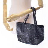 JIMMY CHOO Jimmy Choo Sofia S Star Stars Black Ladies Calf Tote Bag AB Rank Used Ginzo