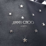 JIMMY CHOO ジミーチュウ ソフィア S スタースタッズ 黒 レディース カーフ トートバッグ ABランク 中古 銀蔵