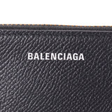 BALENCIAGA バレンシアガ フラグメントケース ジップ付きカードホルダー 黒 581102 ユニセックス カーフ コインケース Aランク 中古 銀蔵