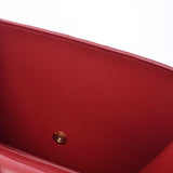 CHANEL Chanel Matrasse Chain Shoulder Single Red Gold Bracket Ladies Ram Skin Shoulder Bag B Rank used Ginzo