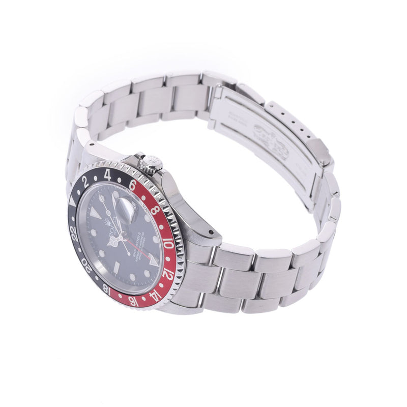 ロレックスGMTマスター2 黒/赤ベゼル コーク メンズ 腕時計 16710 ...