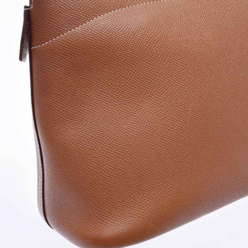 HERMES Hermes Bored 37 Gold Gold Bracket ○ X engraved (around 1994) Ladies Kushbell Handbag B Rank used Ginzo