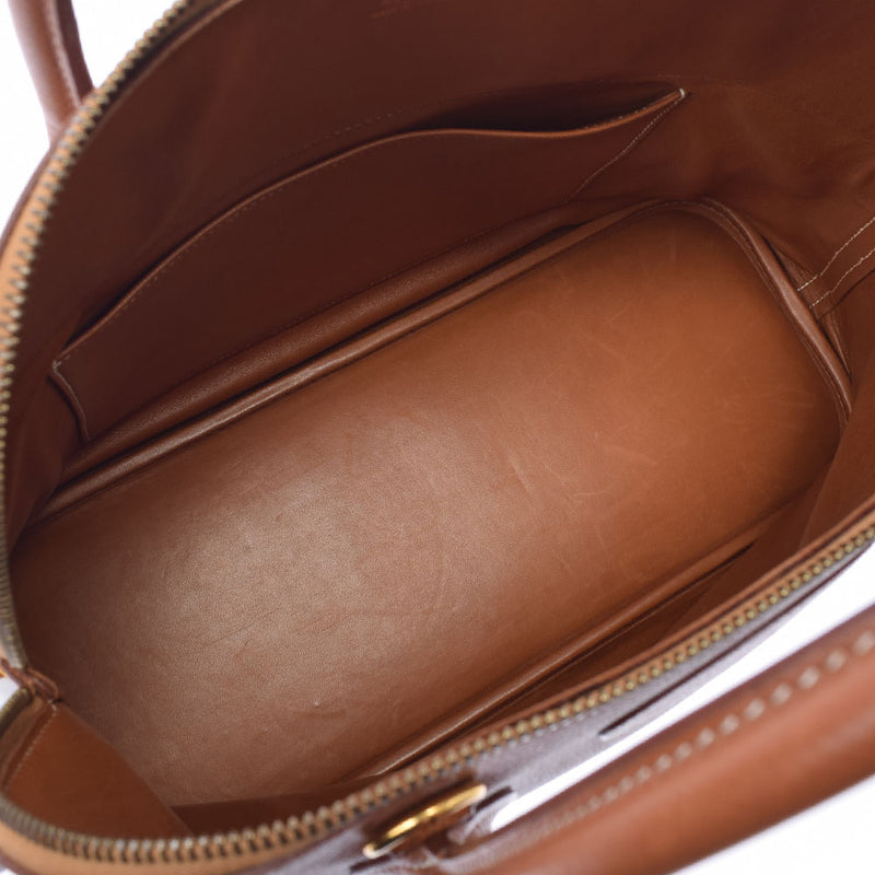 HERMES Hermes Bored 37 Gold Gold Bracket ○ X engraved (around 1994) Ladies Kushbell Handbag B Rank used Ginzo