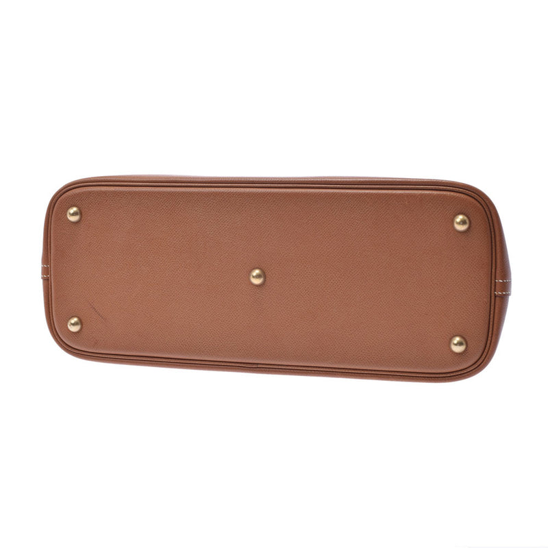 HERMES Hermes Bored 37 Gold Gold Bracket ○ X engraved (around 1994) Ladies Kushbell Handbag B Rank used Ginzo