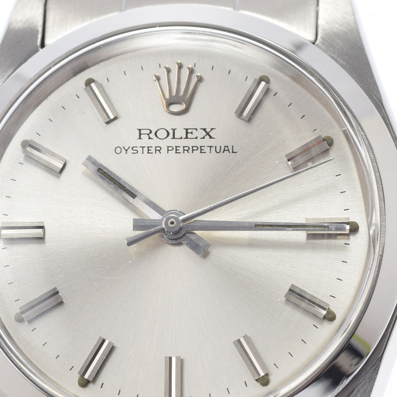 ROLEX Rolex Oyster Purpetual Antique Breath 6548 Ladies SS Watch Automatic Silver Dial AB Rank Used Ginzo