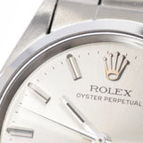 ROLEX Rolex Oyster Purpetual Antique Breath 6548 Ladies SS Watch Automatic Silver Dial AB Rank Used Ginzo