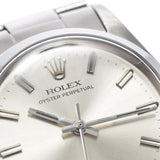 ROLEX Rolex Oyster Purpetual Antique Breath 6548 Ladies SS Watch Automatic Silver Dial AB Rank Used Ginzo