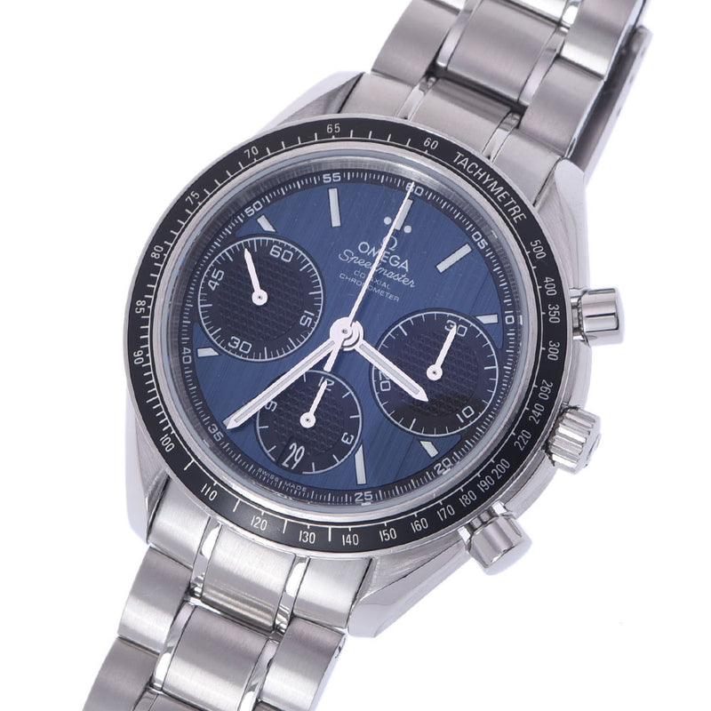 Omega Omega Speed ​​Master Racing 326.30.40.50.03.001 Men's SS Watch Automatic Blue Dial A Rank used Ginzo