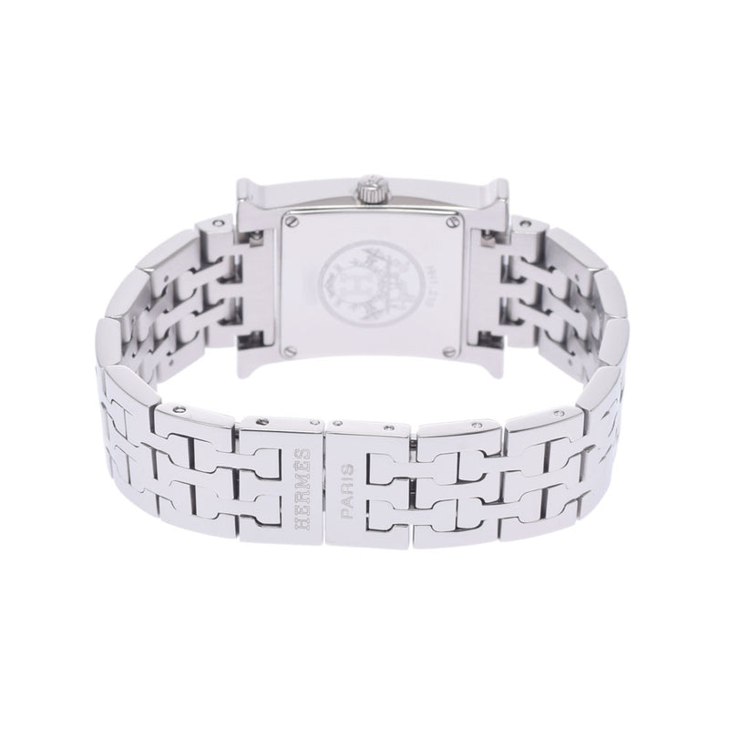 HERMES HERMES LAMBUSIS HH1.210女士SS Watch Quartz Ivory Dial A等级使用Ginzo