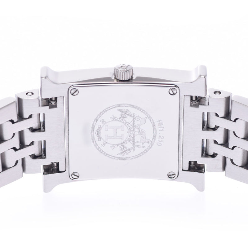 HERMES HERMES LAMBUSIS HH1.210女士SS Watch Quartz Ivory Dial A等级使用Ginzo