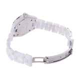 CHANEL Chanel J12 29mm 8P Diamond H2570 Ladies White Ceramic/SS Watch Quartz Shell Dial AB Rank Used Ginzo