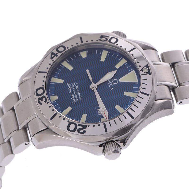 OMEGA Omega Sea Master Professional 2265.80 Men's SS Watch Quartz Blue Dial A Rank Used Ginzo