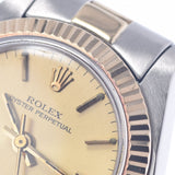 ROLEX ロレックス オイスターパーペチュアル 14Kブレス アンティーク 6719 レディース YG/SS 腕時計 自動巻き シャンパン文字盤 ABランク 中古 銀蔵