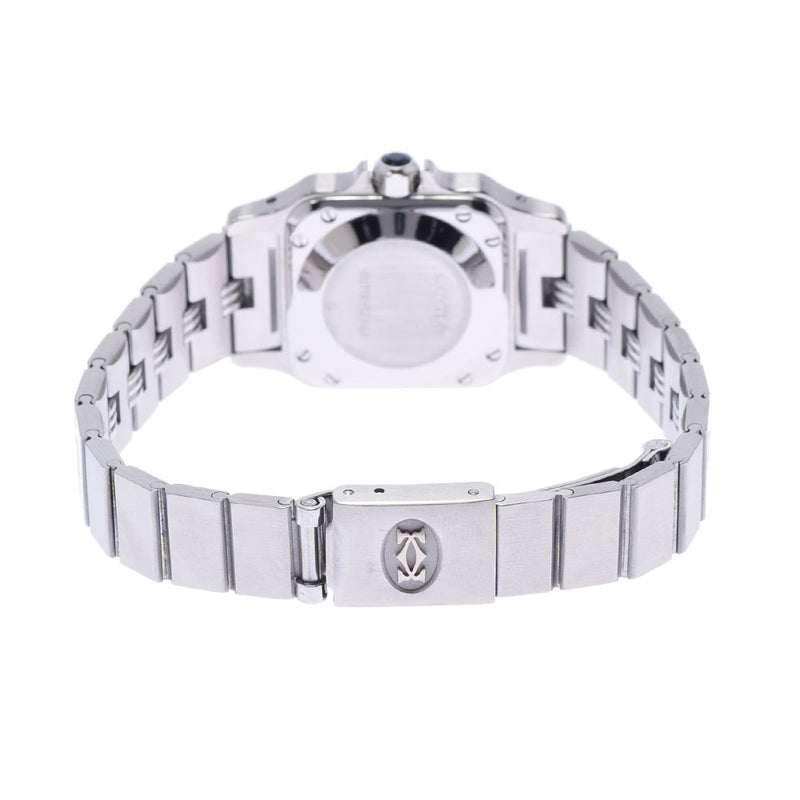 Cartier Cartier Santo Sugarbe SM Antique Dial Classic Ladies SS Watch Automatic White Dial A Rank used Ginzo