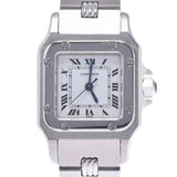 Cartier Cartier Santo Sugarbe SM Antique Dial Classic Ladies SS Watch Automatic White Dial A Rank used Ginzo