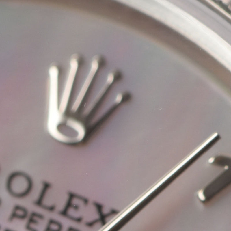 ROLEX ロレックス デイトジャスト 79174NA レディース WG/SS 腕時計 自動巻き ピンクシェル文字盤 Aランク 中古 銀蔵