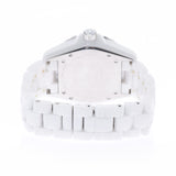 CHANEL Chanel J12 38mm Center Diamond 12P Diamond H1759 Men's White Ceramic/SS Watch Automatic White Dial A Rank Used Ginzo