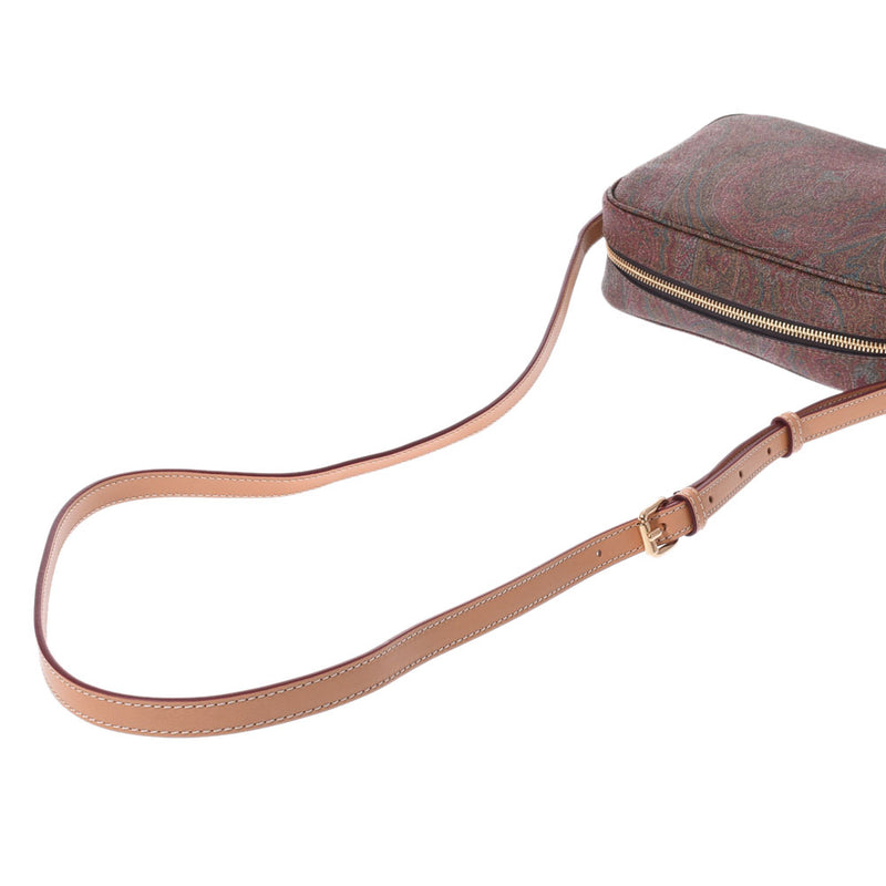 [Mother's Day 50,000 or less] Ginzo Used ETRO Etrapay's Pattern OH666 Multicolor PVC Shoulder Bag