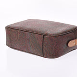 [Mother's Day 50,000 or less] Ginzo Used ETRO Etrapay's Pattern OH666 Multicolor PVC Shoulder Bag