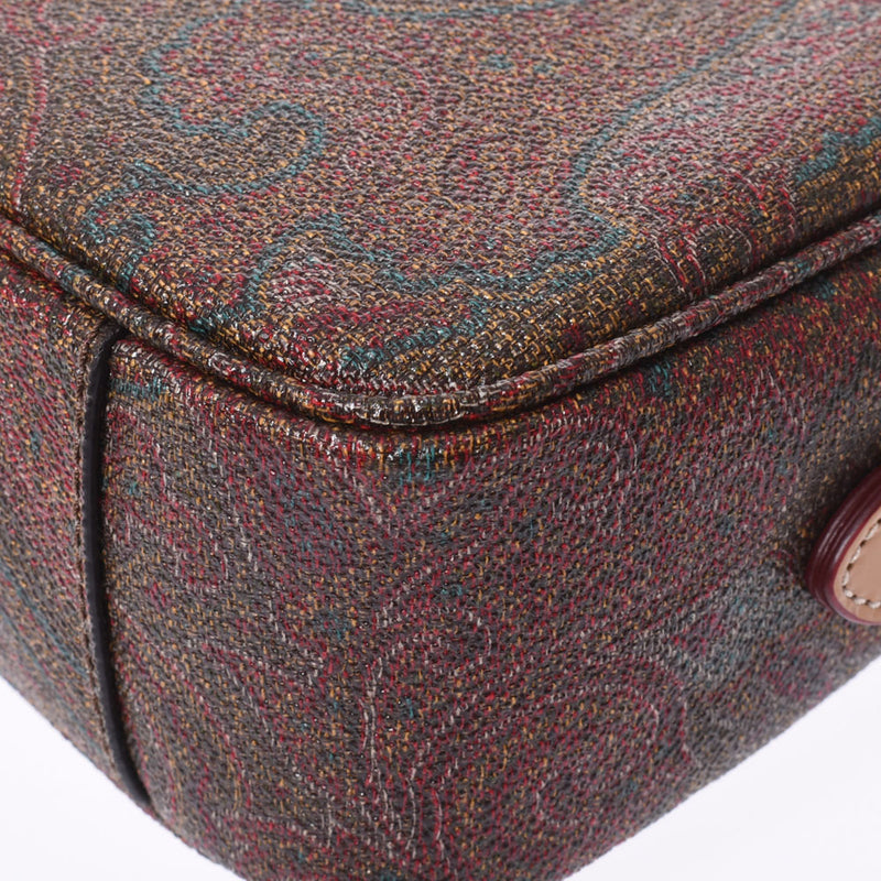 [Mother's Day 50,000 or less] Ginzo Used ETRO Etrapay's Pattern OH666 Multicolor PVC Shoulder Bag