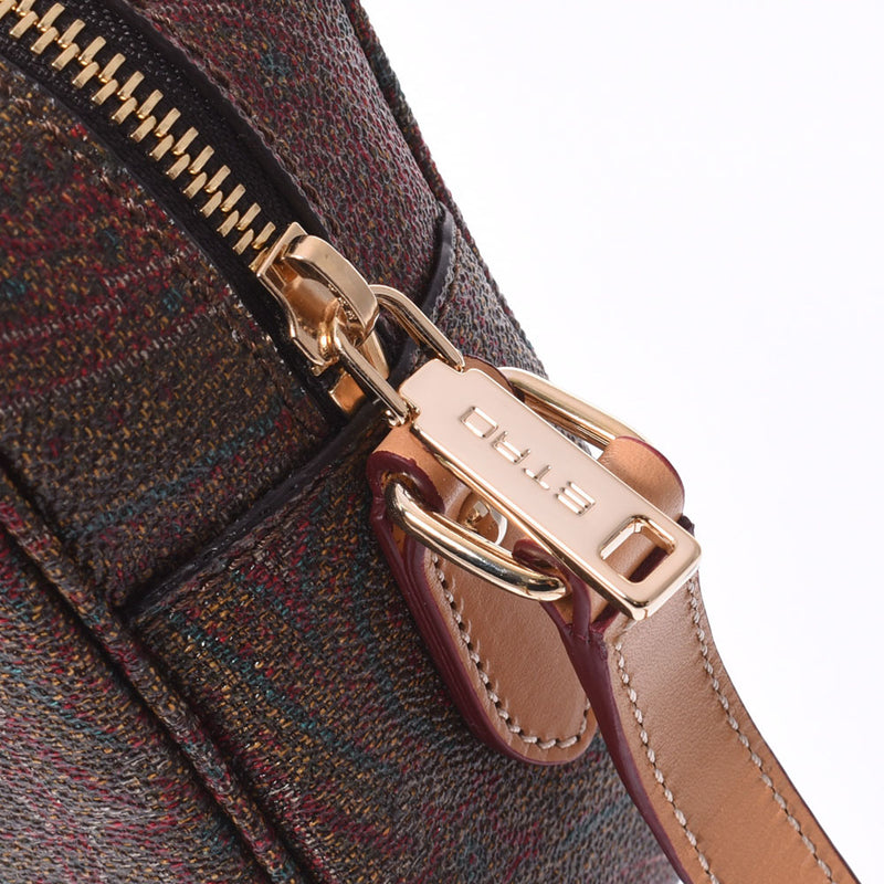 [Mother's Day 50,000 or less] Ginzo Used ETRO Etrapay's Pattern OH666 Multicolor PVC Shoulder Bag