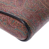 Ginzo used ETRO Etro Paisley Pattern 1I147 Brown/Multicolor PVC Shoulder Bag [Mother's Day 50,000 or less]