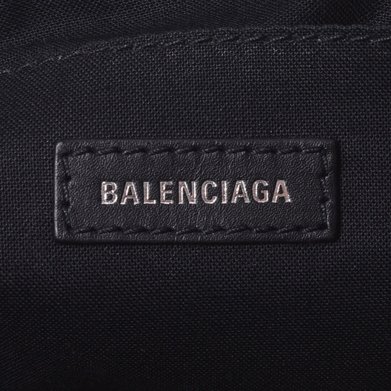 BALENCIAGA Balenciaga Clutch Bag White/Black 420407 Unisex Canvas/Calf Second Bag B Rank used Ginzo