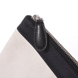 BALENCIAGA Balenciaga Clutch Bag White/Black 420407 Unisex Canvas/Calf Second Bag B Rank used Ginzo