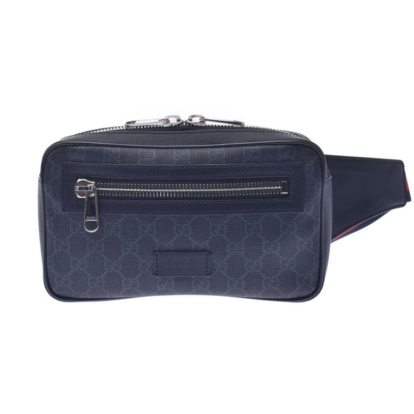 GUCCI Gucci GG Sprem Gray 474298 Unisex PVC/Calf Body Bag A Rank used Ginzo