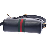 Gucci Gucci Offidia肩带小型黑色517350女士小牛肩袋A级使用Ginzo