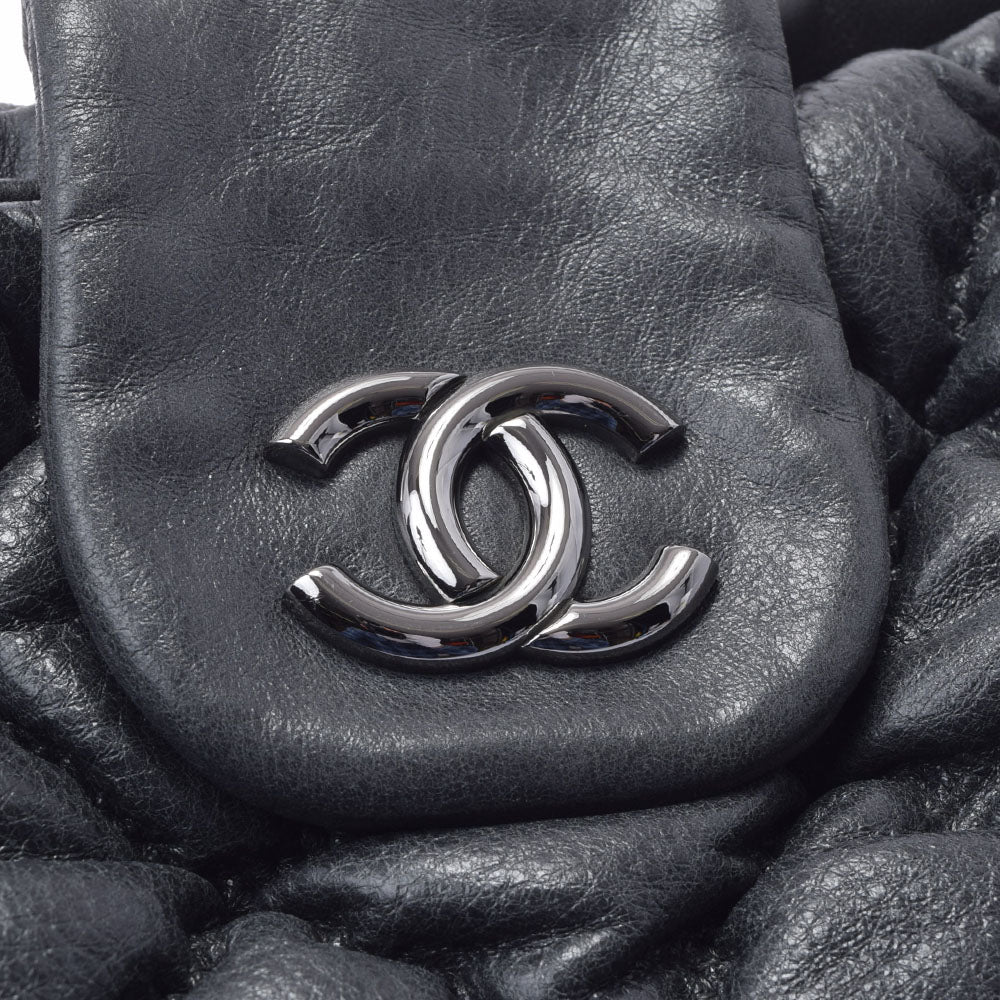 シャネルバブルキルト チェーン グレー シルバー金具 レディース