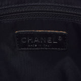 CHANEL Chanel Paris Beerlit Tote MM Black Ladies Calf Canvas Tote Bag AB Rank used Ginzo