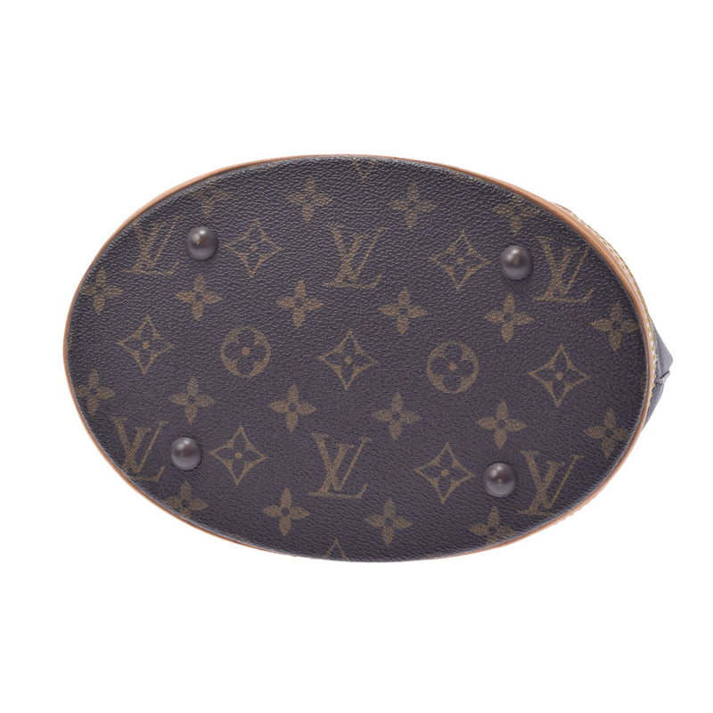 Authentic Louis Vuitton Hand Bag Bucket PM Brown Monogram M42238