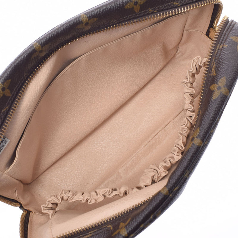 Louis Vuitton Trousse 23 Brown Monogram Canvas Makeup Bag