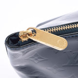 LOUIS VUITTON Louis Vuitton Verni Bell Vue PM Blue Nui M93671 Ladies Monogram Verni Leather Handbag B Rank used Ginzo