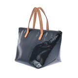 LOUIS VUITTON Louis Vuitton Verni Bell Vue PM Blue Nui M93671 Ladies Monogram Verni Leather Handbag B Rank used Ginzo
