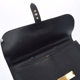 HERMES Hermes Sack Adepesh 38 Briefcase Black Gold Bracket □ B engraved (around 1998) Men's Shabu Business Bag B Rank used Ginzo