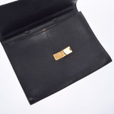 HERMES Hermes Sack Adepesh 38 Briefcase Black Gold Bracket □ B engraved (around 1998) Men's Shabu Business Bag B Rank used Ginzo