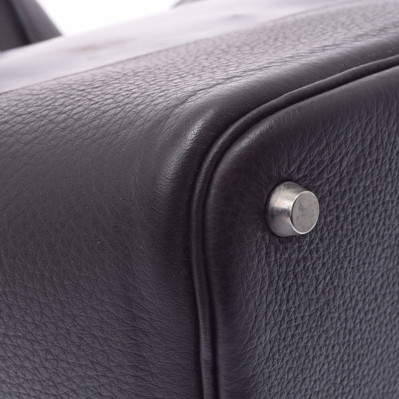 HERMES Hermes Picotan GM Long Shoulder Dark Brown □ F engraved (around 2002) Ladies Amazonia Handbag B Rank used Ginzo