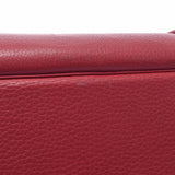 HERMES エルメス ロイジー50 ルージュビフ 〇N刻印(1984年頃) ユニセックス フィヨルド ハンドバッグ Bランク 中古 銀蔵