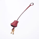 HERMES エルメス ロイジー50 ルージュビフ 〇N刻印(1984年頃) ユニセックス フィヨルド ハンドバッグ Bランク 中古 銀蔵