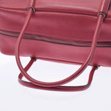 HERMES エルメス ロイジー50 ルージュビフ 〇N刻印(1984年頃) ユニセックス フィヨルド ハンドバッグ Bランク 中古 銀蔵