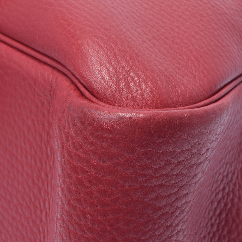 HERMES エルメス ロイジー50 ルージュビフ 〇N刻印(1984年頃) ユニセックス フィヨルド ハンドバッグ Bランク 中古 銀蔵