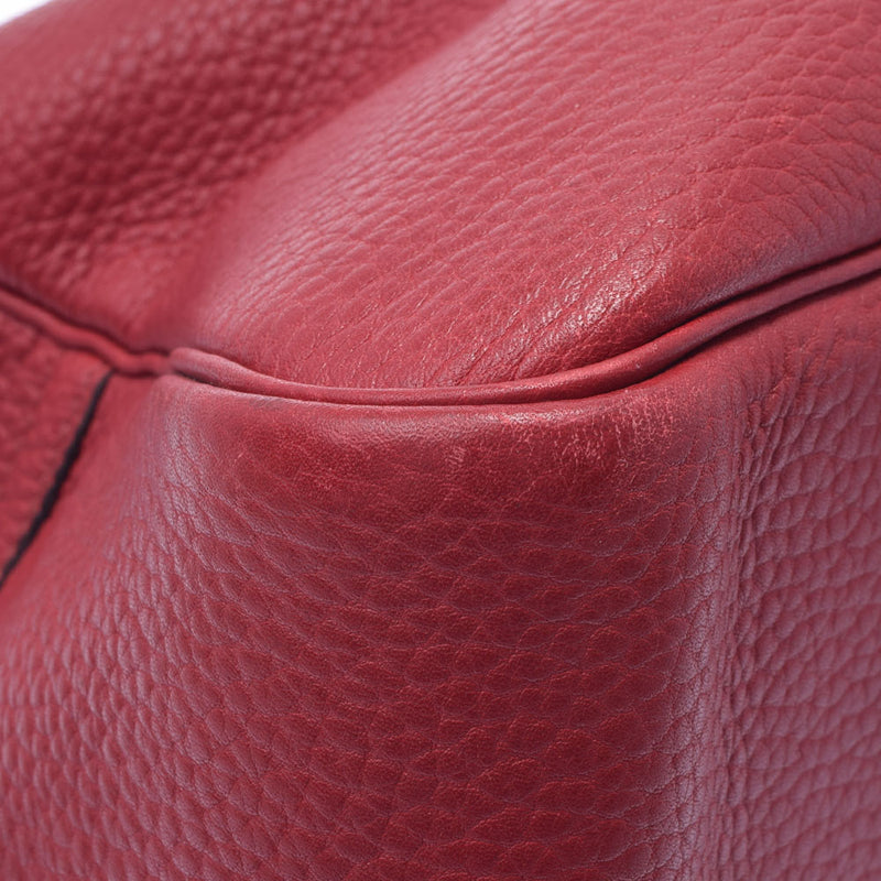 HERMES エルメス ロイジー50 ルージュビフ 〇N刻印(1984年頃) ユニセックス フィヨルド ハンドバッグ Bランク 中古 銀蔵