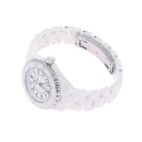 CHANEL Chanel J12 33mm H0968 Boys White Ceramic/SS Watch Quartz White Dial A Rank Used Ginzo